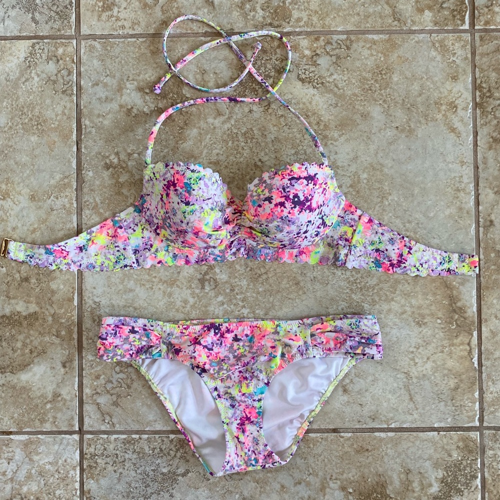 Victoria’s Secret PINK bikini set 32B